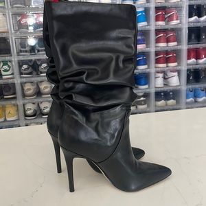 Jessica Simpson Black Leather Boots
